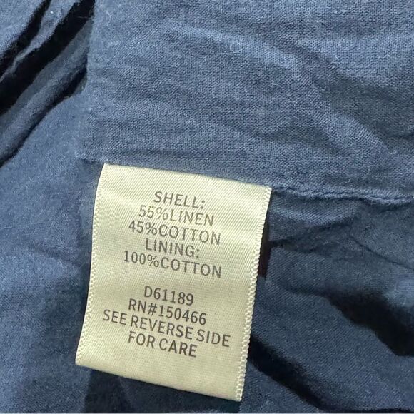 Stitch Fix Market and Spruce Linen Blue Mini Fit and Flare Dress Blue Women’s XS - Picture 3 of 3